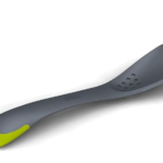 Uni-tool 5-in-1 Silicone Kitchen Utensil, Slotted Spoon, Turner, Cutting Tool, Solid Spoon and Spatula in one- Grey, 24