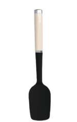  Silicone Spoon Spatula, Heat Resistant Cooking Utensil, Almond Cream