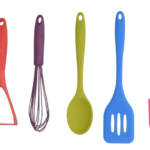 Silicone Kitchen Utensils Set, In Gift Box, Multi Colour, 5 Pieces