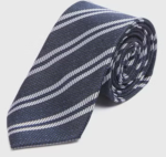 This plain grey textured polyester tie from Taylor & Wright is perfect for the office and formal occasions alike. Dimensions: Blade Width: 7.5cm. Length: 148cm.