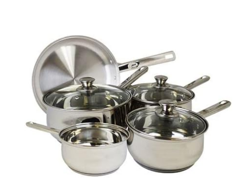image47.png Pan Sets / 2, 3 and 4 Piece Sets / 2 Colours/Non-Stick/Cool-Touch Handles/Scratch Resistant/Suitable for Induction, Electric and Gas Hobs (Black, 3 Piece Mixed) - Image 1